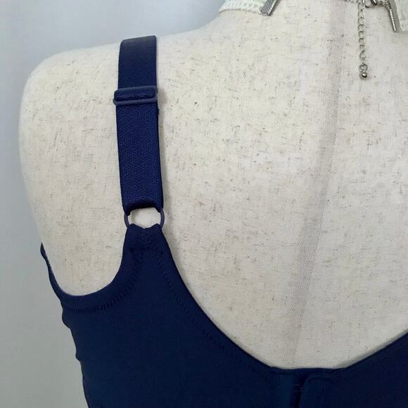 Vanity Fair NWT Navy Full Figure Smoothing Bra Women 40D - Picture 7 of 12